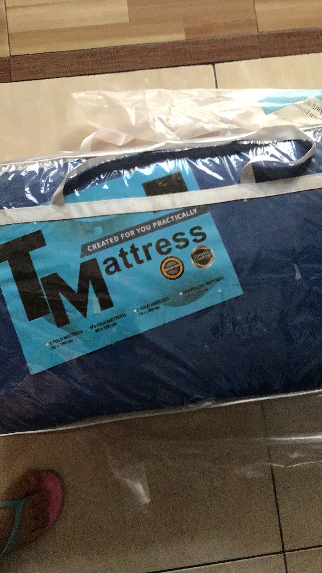 The Luxe Mattress Random Color 4 Folding 70x180cm Waterproof