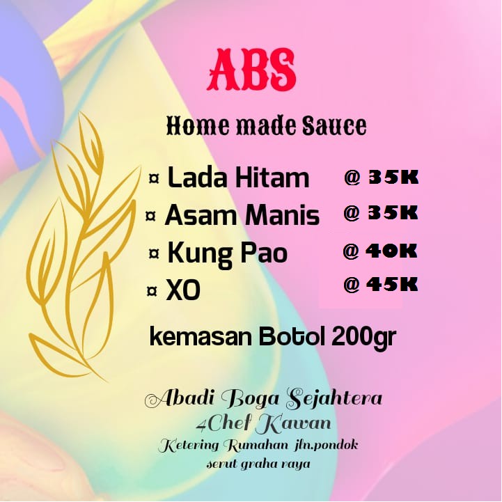 

Saus Masak Instan/Lada Hitam/Asam Manis/Kung Pao/XO - Home Made