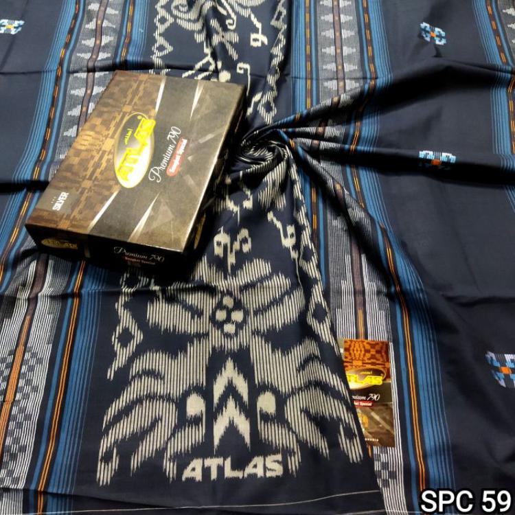 Paling Diminati.. SARUNG ATLAS PREMIUM SONGKET SPECIAL 790 SILVER