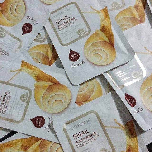 snail mask rorec / masker lendir siput