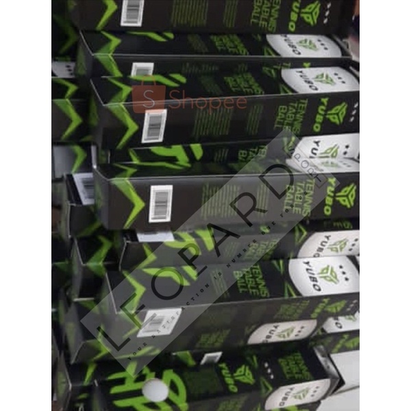 Bola pingpong YUBO putih / Bola pingpong isi 6 / bola pingpong putih