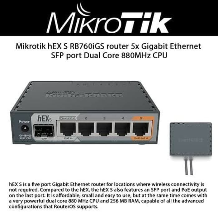 Mikrotik RB760iGS (hEX S)