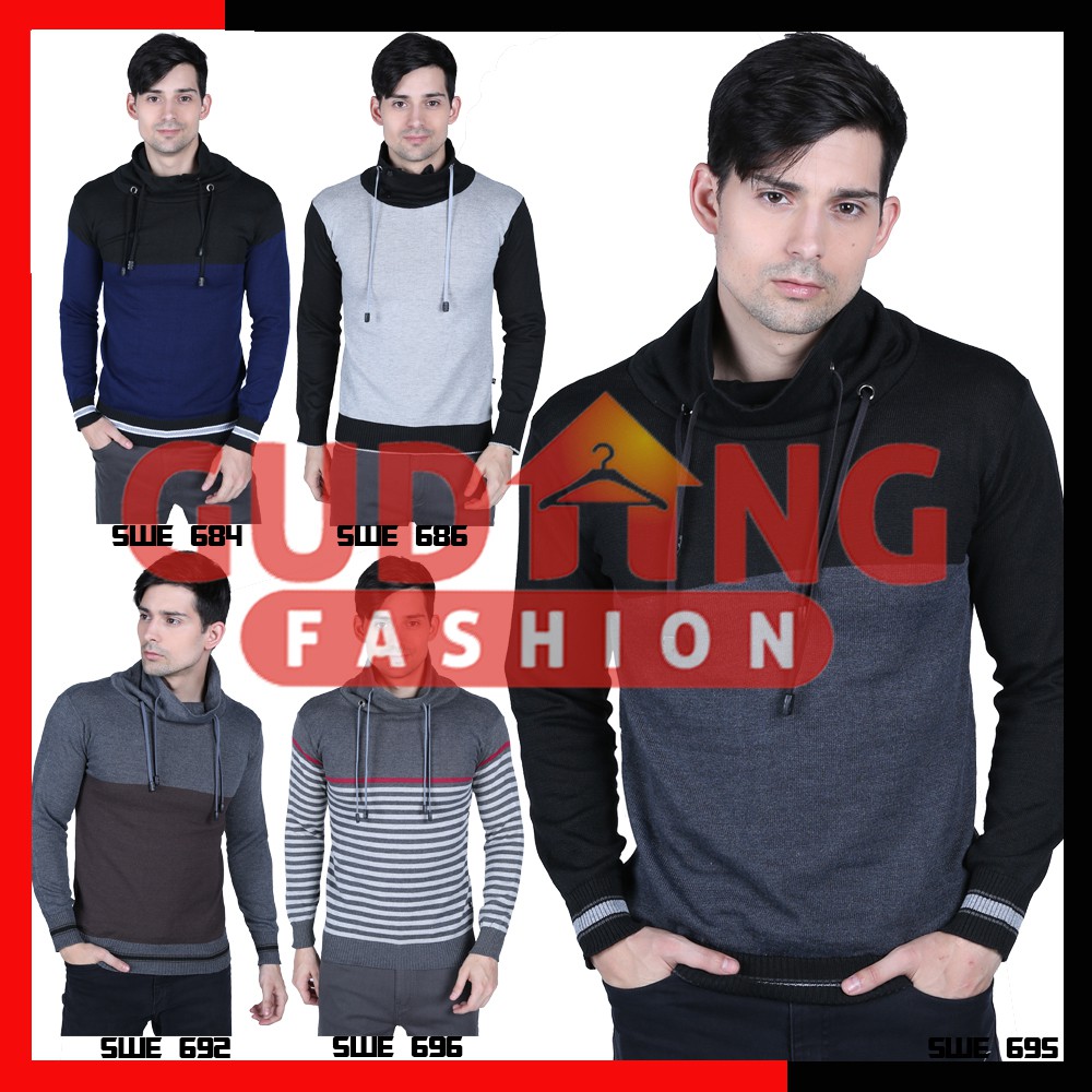 Sweater Rajut Pria Keren Modis Murah (COMB)