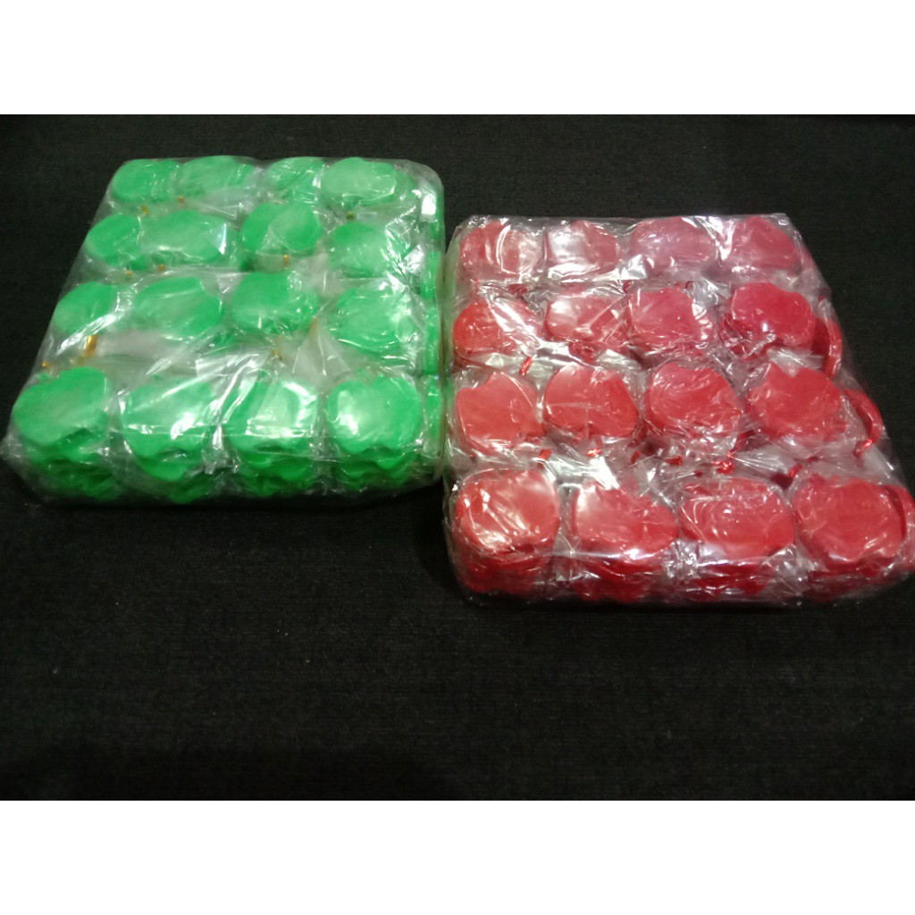Grosir  Souvenir Termurah 100 Pcs Pengupas Buah Motif Apel Merah &amp; Hijau Import Packing Plastik Cantik Free Bubblewrap Hitam Free Tx Card