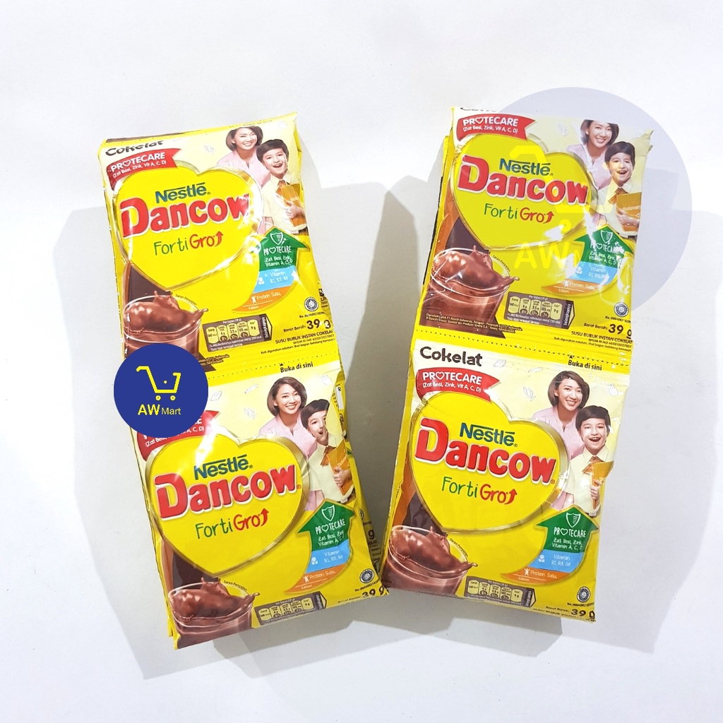 DANCOW FORTI GRO [COKLAT] RENCENGAN (10 SACHET X 39 GRAM) - COKLAT