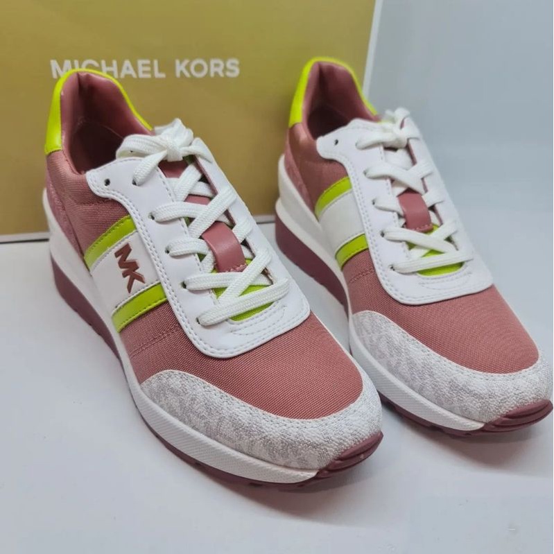 Sepatu MK Trainer Multi Rose Original