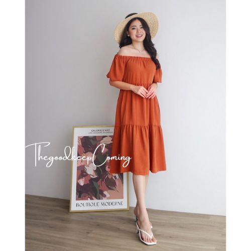 Liora Dres Jumbo | Dress Jumbo Wanita | Dress Big Size| Dress Korea Korea Style | Plus Size Clothing