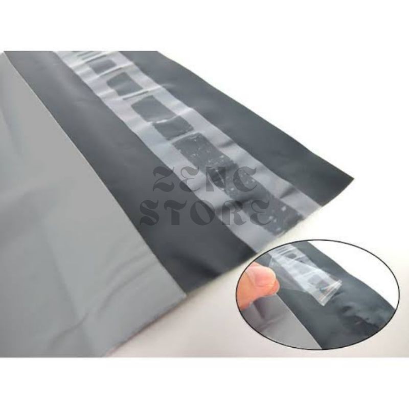 

polymailer murah satuan ukuran 17x30 cm packing bag plastik online shop