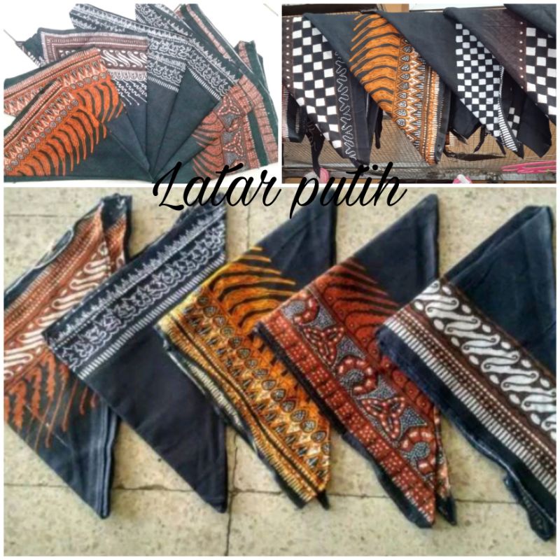 Iket kepala batik segitiga-ikat kepala jawa tengah- udeng batik-udeng jaranan