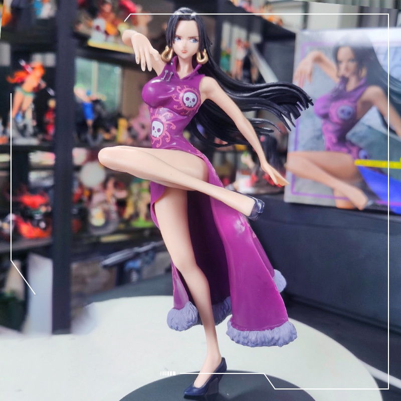 Mainan Action Figure Model Anime One Piece Boa Hancock Bahan PVC Untuk Hadiah Ulang Tahun Anak Laki-Laki Dan Perempuan