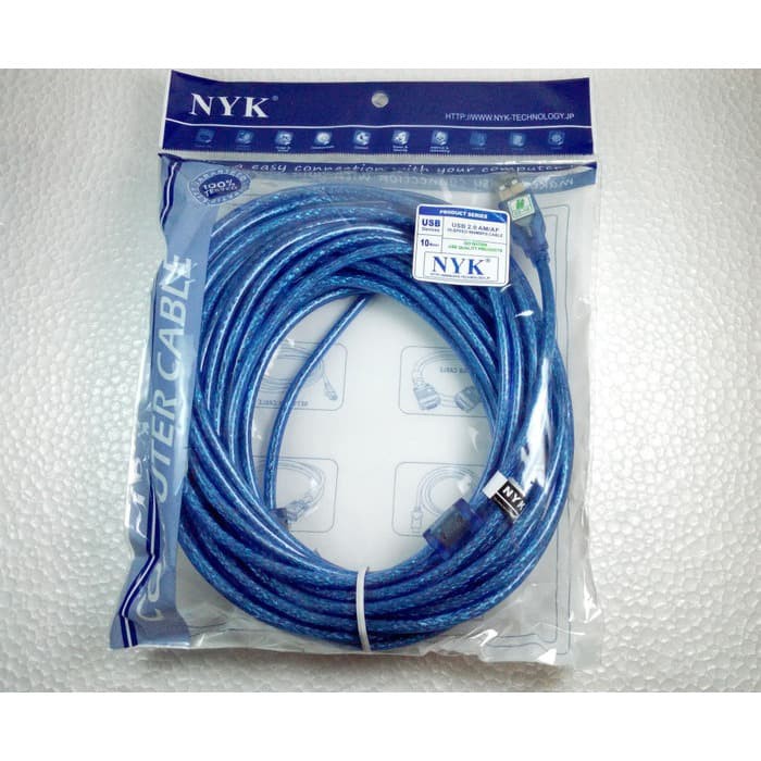 NYK KABEL USB TO EXTENSION 10M original usb extension 10 meter usb 2.0