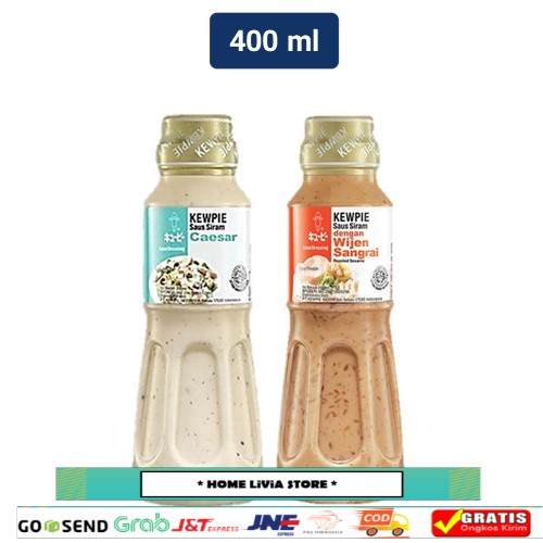 

Kewpie Saus Siram Caesar 200ml + Kewpie Saus Siram Wijen Sangrai 200ml