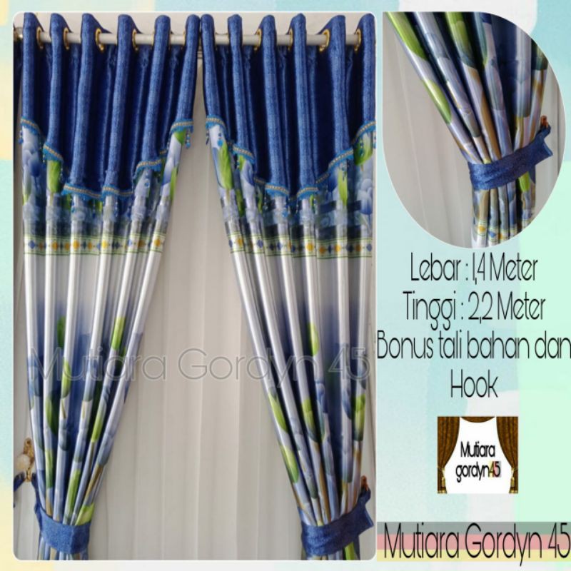 GORDEN Blackout PONI VE TULIP BIRU