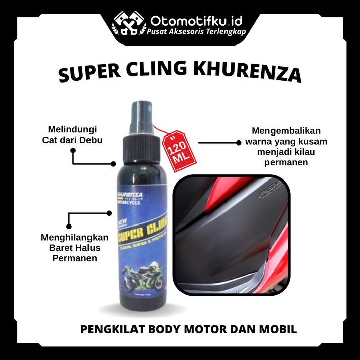 Khurenza Pengkilap Motor Semua Jenis Motor Otomotifku Ori Free Kanebo