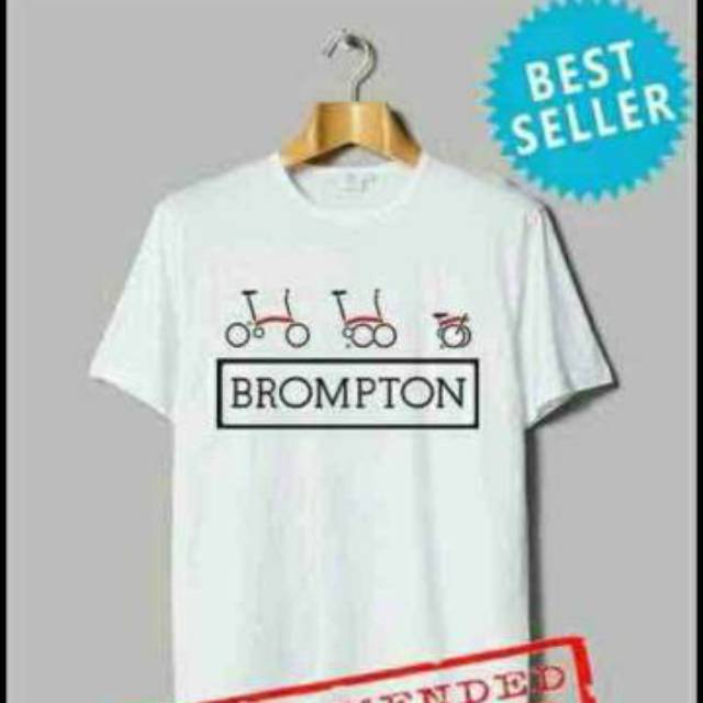 KAOS BROMPTON BAJU TSHIRT COMBED 30S