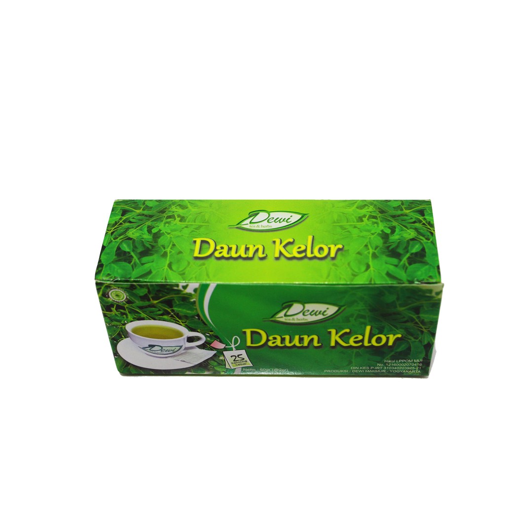 

Teh herbal daun kelor (bentuk kantung celup)