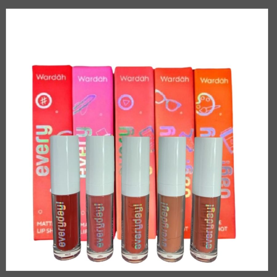 WARDAH Everyday Matte Lip Shot | Lip Cream Matte by AILIN