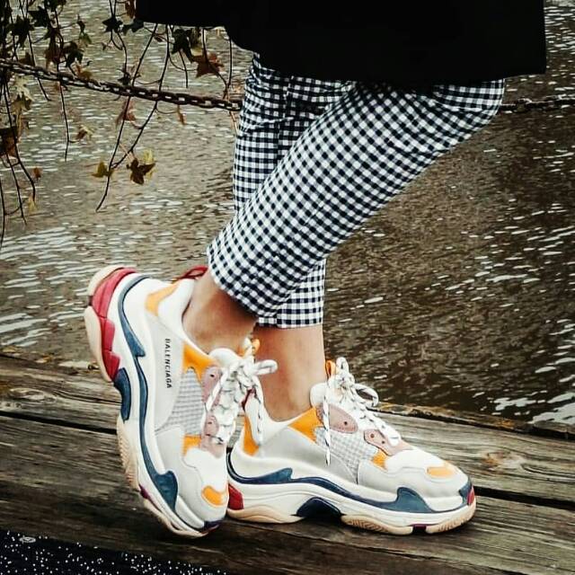 BALENCIAGA TRIPLE S "WHITE/YELLOW/PINK"