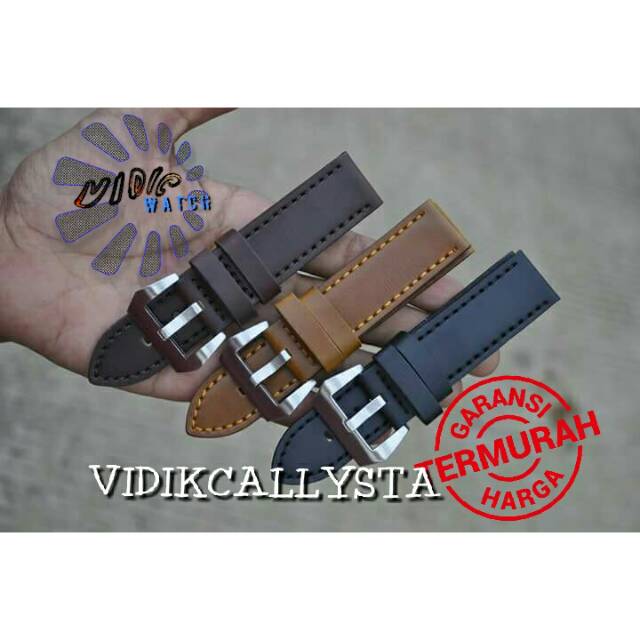 New 22 24 26 LEATHER STRAP TALI JAM KULIT KALEP AC ALEXANDRE EXPEDITION SWISS ARMY FOSSIL UNIVERSAL