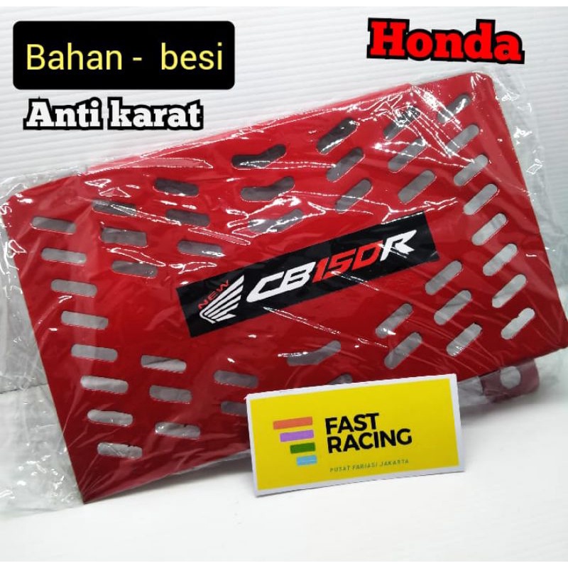 Cover radiator cb 150 lama / tutup radiator cb 150 old Merah