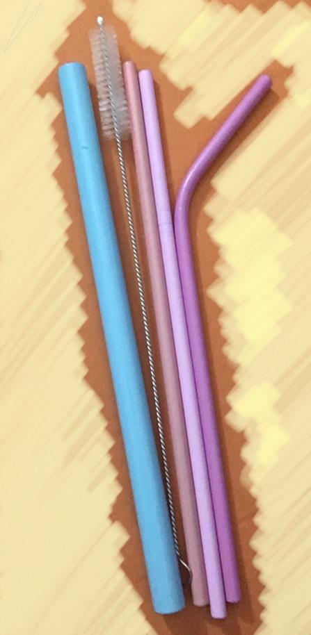 (pastel Edition) Stainless Straw / Sedotan Stainless - Satuan