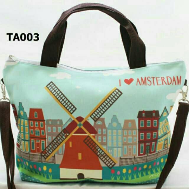 Hand Bag Canvas (Amsterdam)