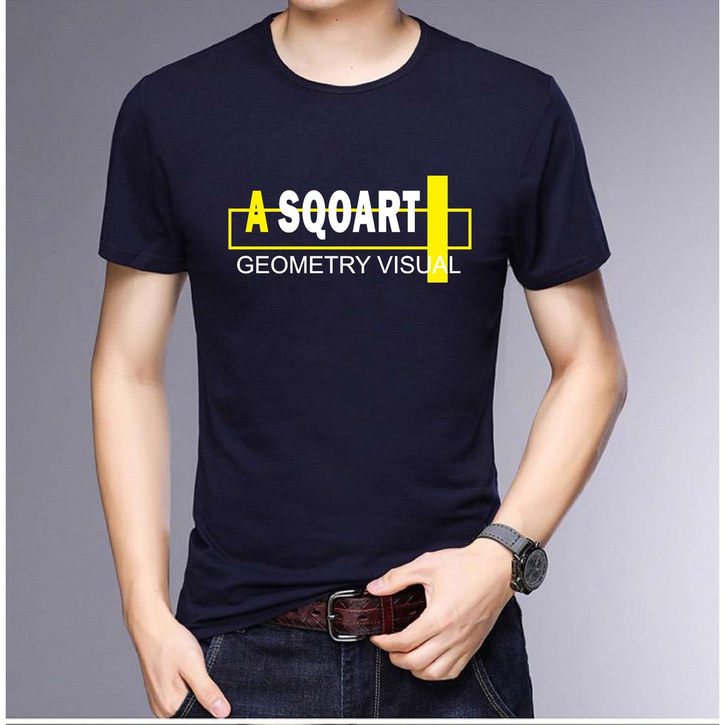 BS/COD/BAJU KAOS TANGAN PENDEK ASQOART PRIA REALPICTURE