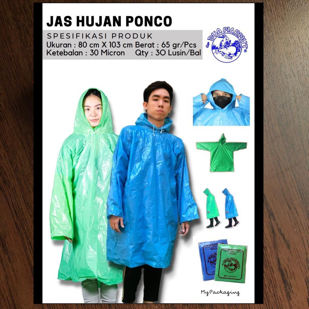 JAS HUJAN PONCO 40mc Lengan Panjang ( HARGA SATUAN )