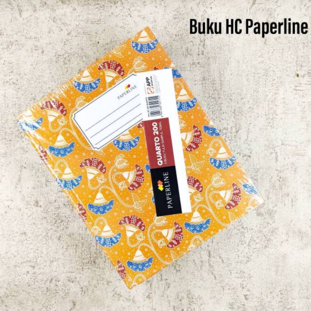 

Buku Hardcover Paperline Quarto 200 Lembar Q200