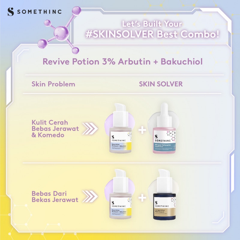 ❤️ Cloudy ❤️ Somethinc Serum Skin Solver | New Serum Somethinc / Somethinc Dark Spot / Somethinc Revive Potion / Somethinc Level 1% Encapsulated Original 100%