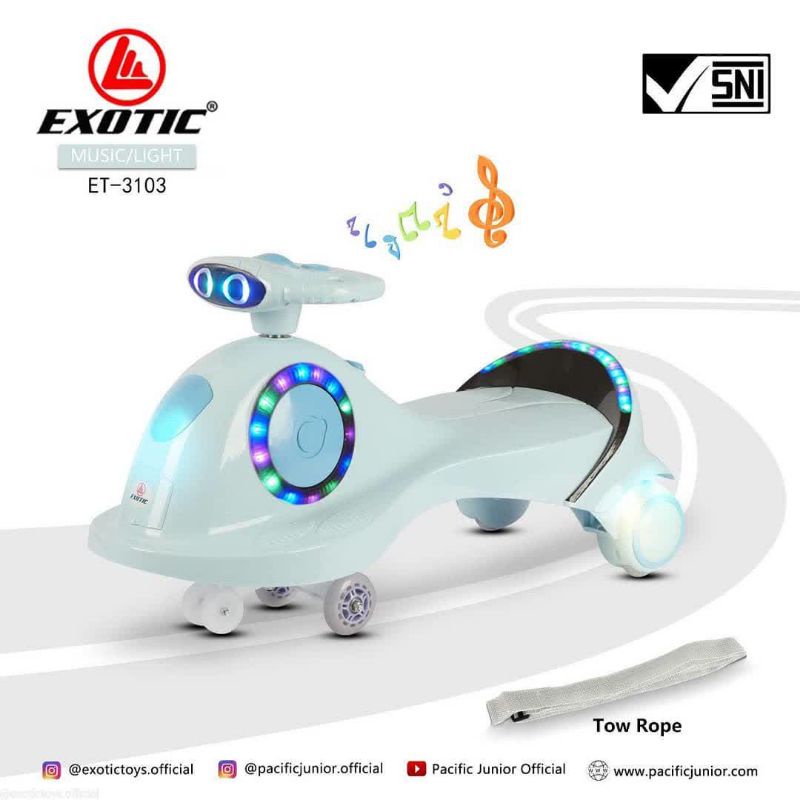 Exotic Magic Car Swing Car ET 3103 / Mainan Mobilan Anak Exotic ET 3103