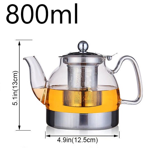 Teko Pitcher Teh Chinese Teapot Maker - TP-760 - Transparent