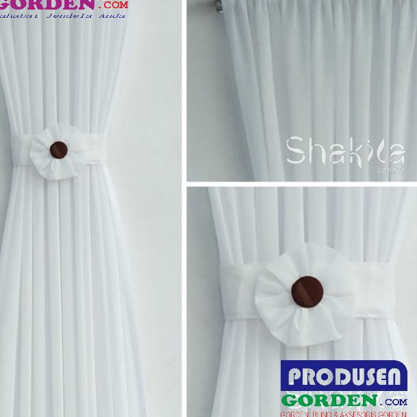 Laku Keras.. GORDEN GORDYN KUPU KUPU MINIMALIS TRANSPARAN TEBAL - PUTIH, BISA REQUEST UKURAN ,.,.,.,