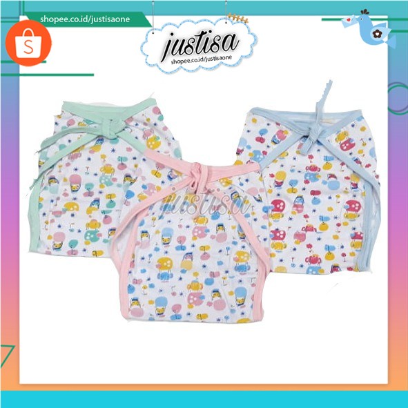 Promo  !! POPOK BAYI KAIN VINATA FULL PRINT- POPOK BAYI TALI