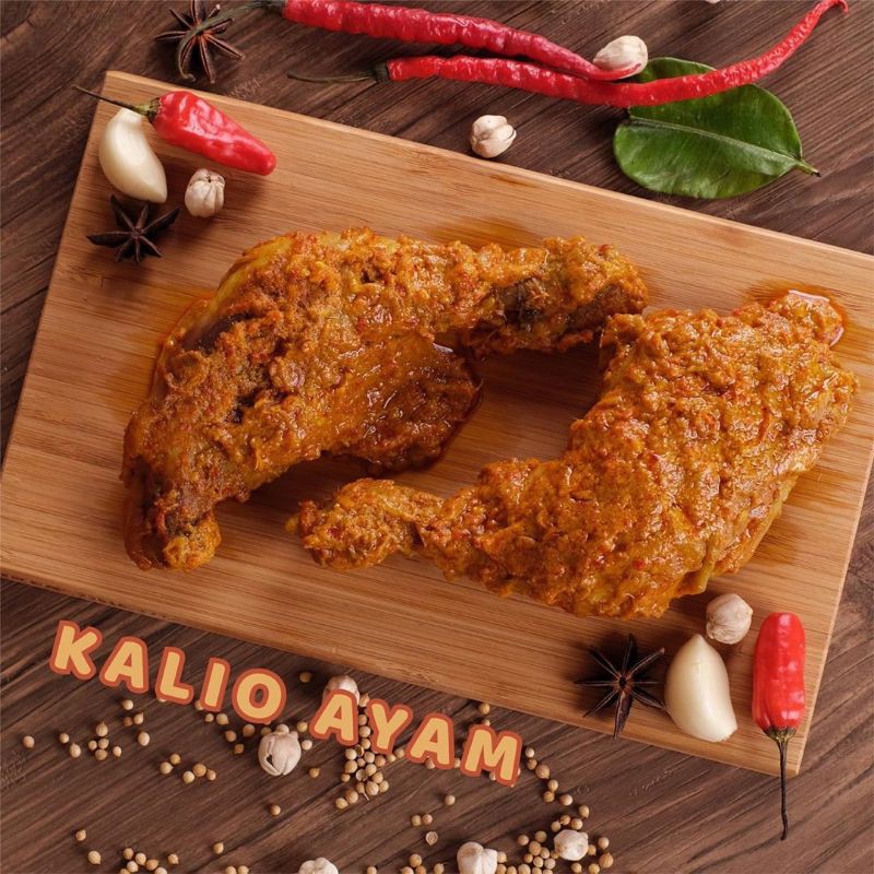 

Kalio ayam utuh