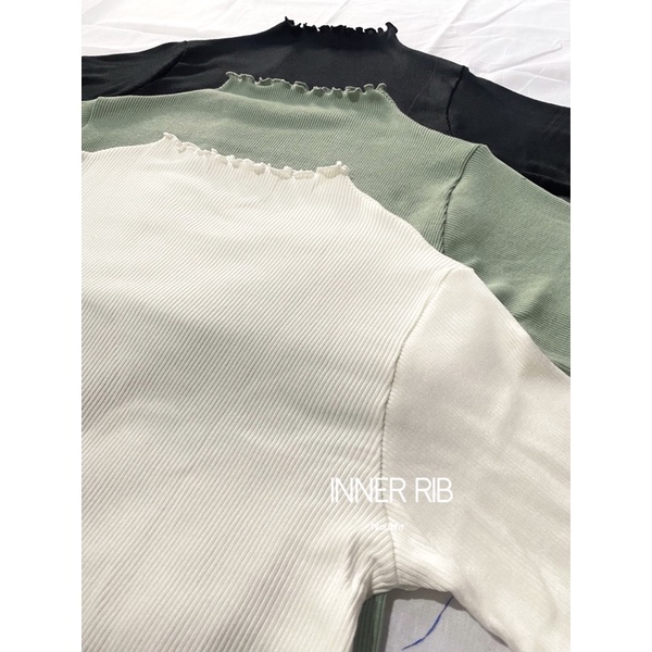 HL TURTLENECK INNER RIB DALAMAN ANTI GERAH (REALPICT)