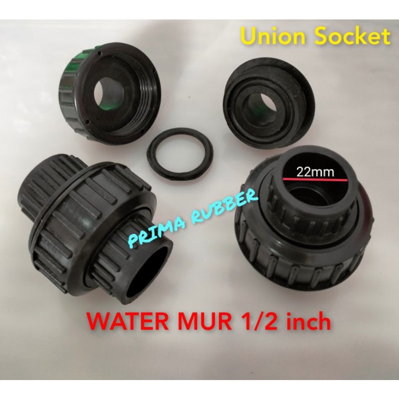 WATER MUR 1/2 inch PVC | WATER MOOR | UNION SOCKET POLOS