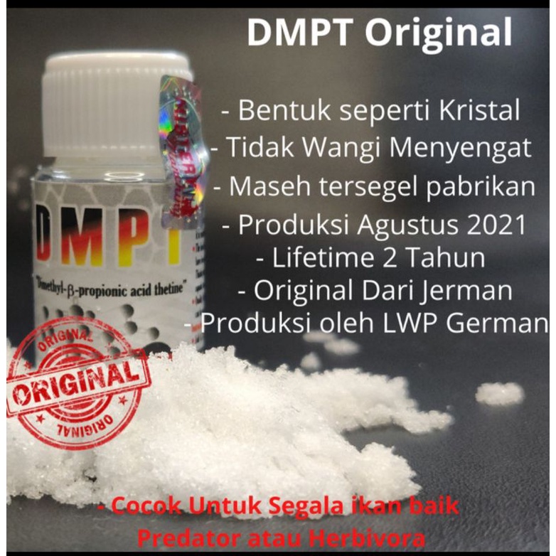 DMPT atau Vanili Jerman Original/ Attractant Semua Jenis Ikan/ DMPT Murni Bentuk Kristal/ Umpan Sega