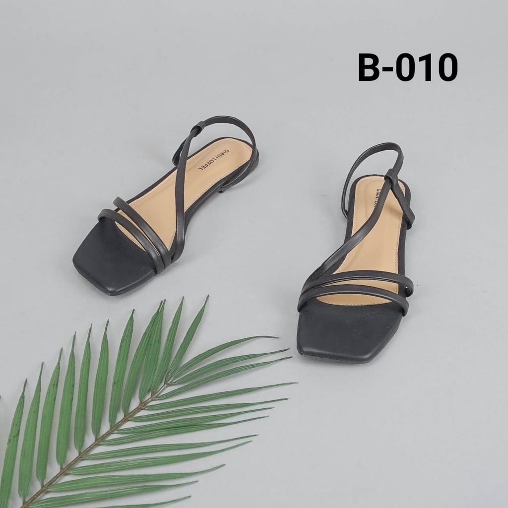 GIANI LOFFEL Sepatu Flat Slingback Straps Shoes #B-010# Original