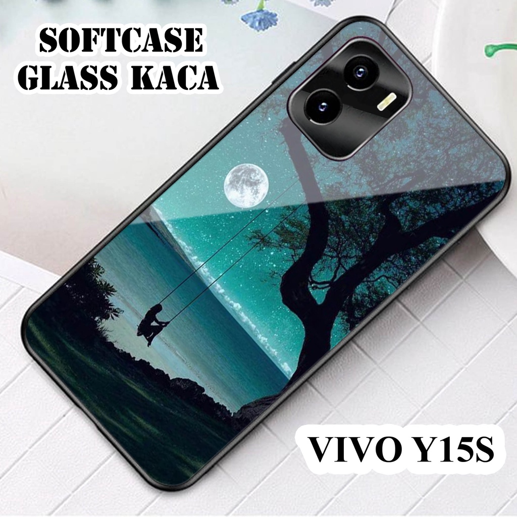 Softcase Glass Kaca VIVO Y15 S - Casing HP VIVO Y15 S[ S38].