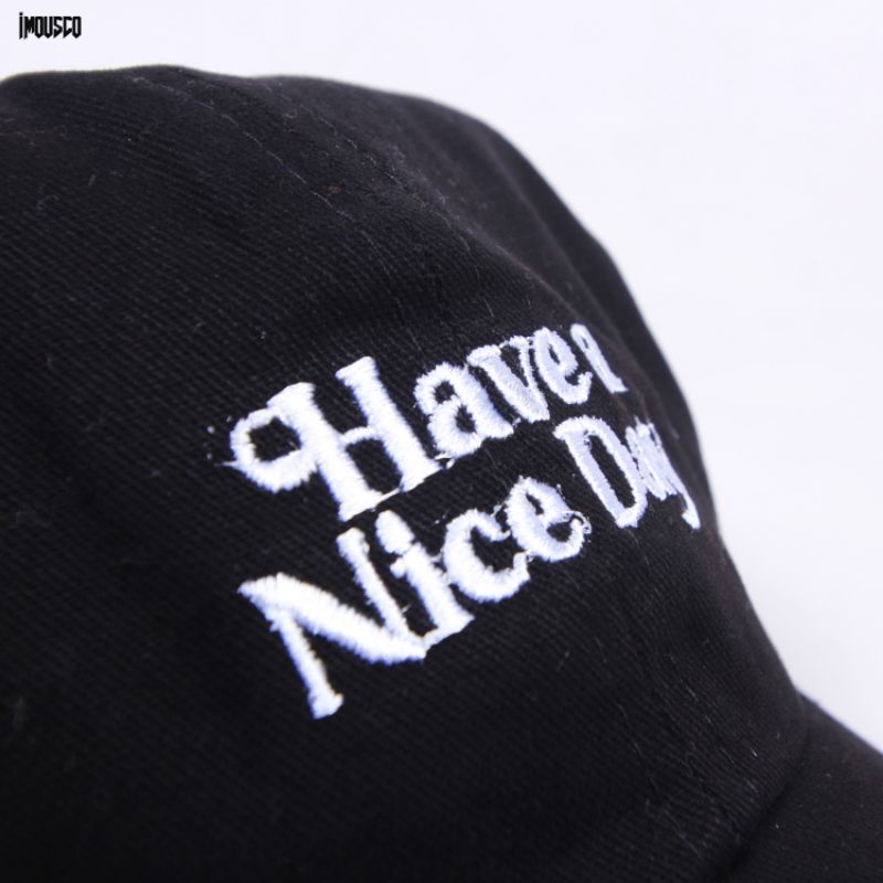 Imous.co Topi Polocaps Have A Nice Day Hitam