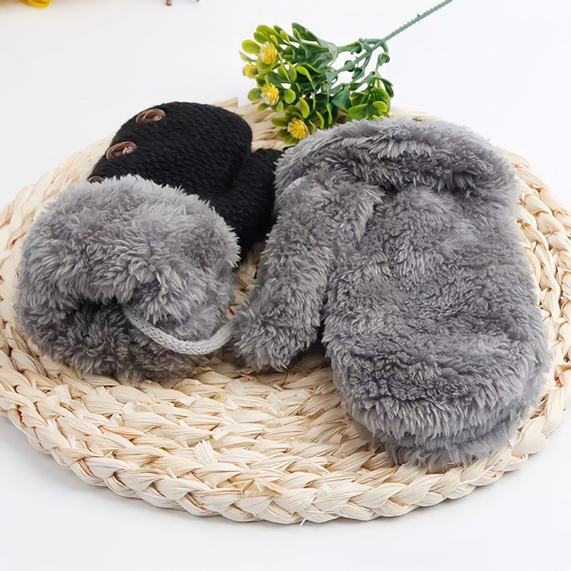 Sarung tangan winter anak kecil kids gloves import warm rajut knitted mittens mitten