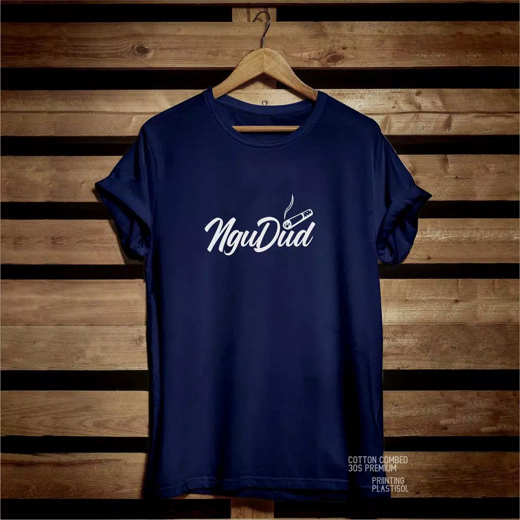 KAOS DISTRO PRIA&quot;NGUDUD&quot;cotton combed 30s