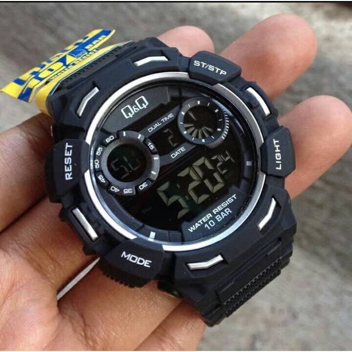 Q&amp;Q QnQ QQ Original Jam Tangan Pria Digital Rubber Outdoor - M148 M148J Water Resist 10 BAR