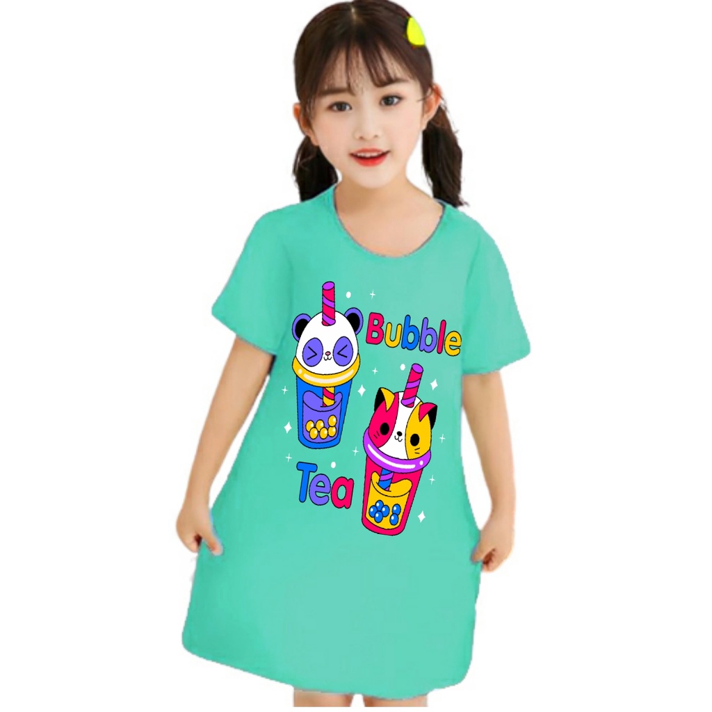 daster anak perempuan motif KUROMI 1-6 Tahun