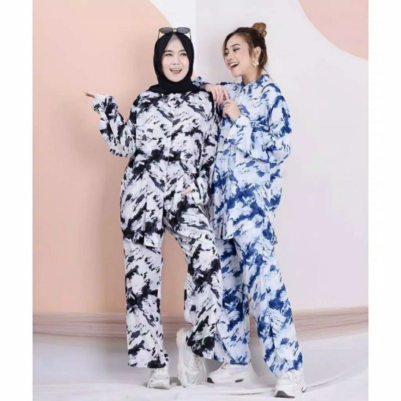 MANDA ONE SET / SETELAN RAYON DAILY ONE SET BAJU SETELAN WANITA KEKINIAN