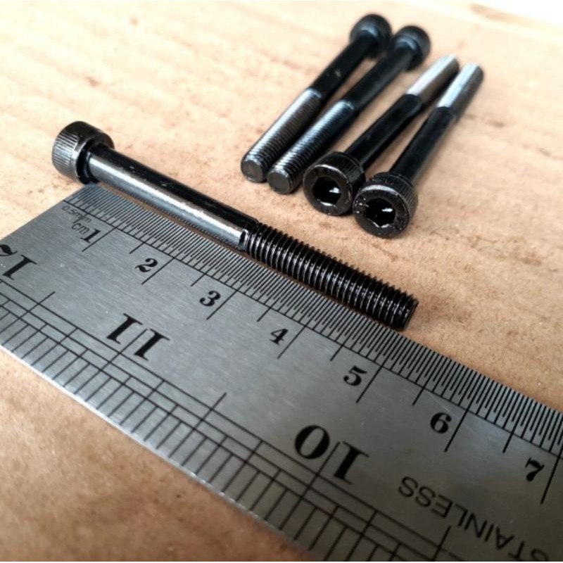 BAUT L BAJA M5 X 50 / BAUT M5 / BAUT 8 KUNCI L4 / L 4 HALF DRAT / BAUT L M5 X 50 / BAUT L M5X50 BAJA