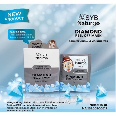 SYB NATUR90 Peel Off Mask SYB Masker Naturgo 1 SACHET