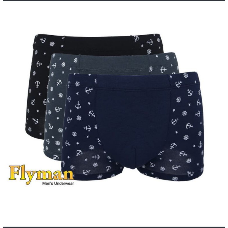 Celana dalam Boxer pria Flyman FM 3167 3pcs