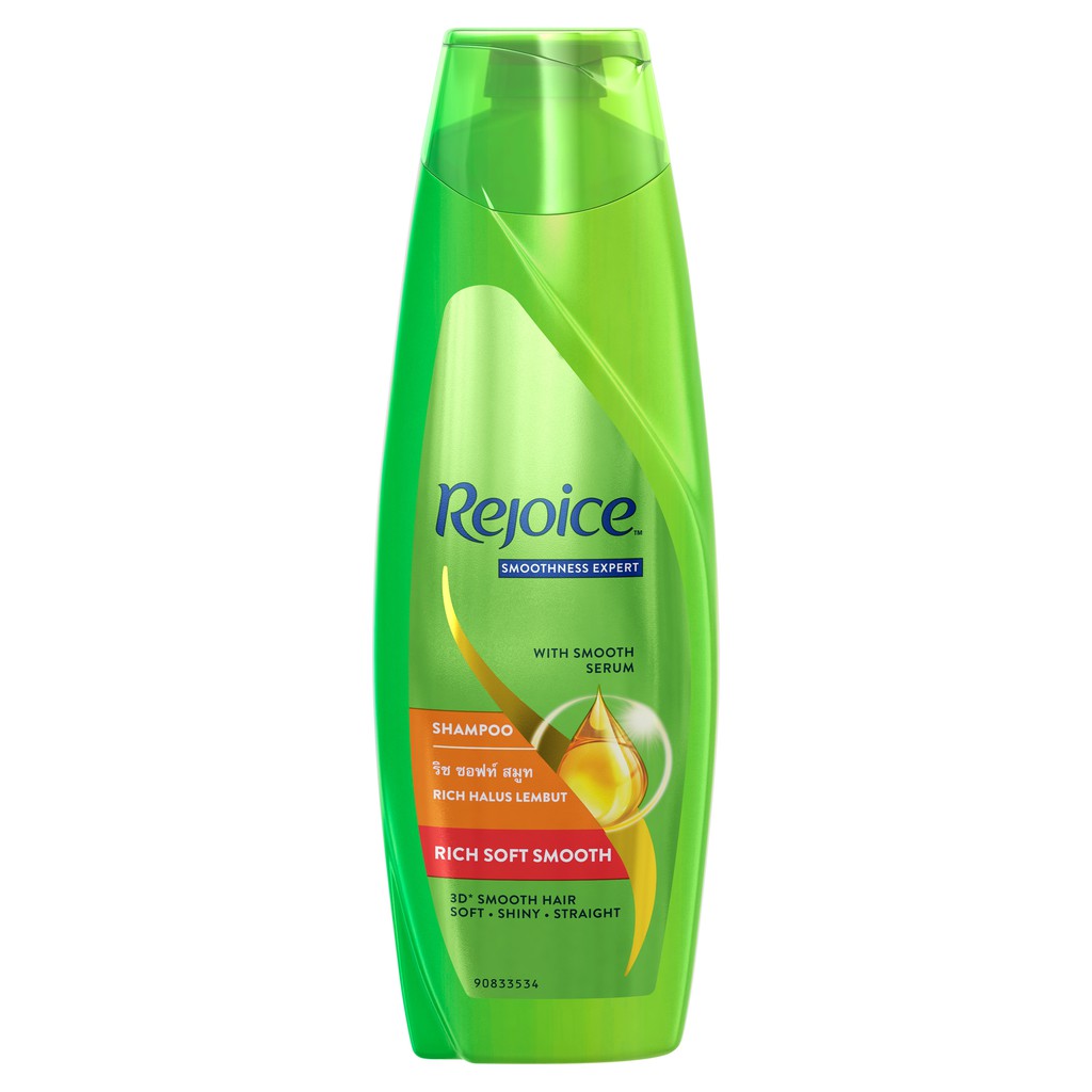 Rejoice Shampoo Rich Halus Lembut 340 ml Paket Isi 2 [P&G